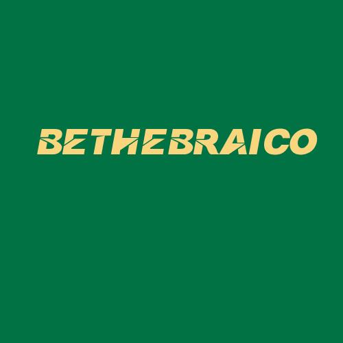 Logo da BETHEBRAICO